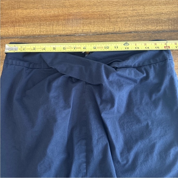 Michael Kors Skirt Size 12 Navy Knee Length - Picture 4 of 10